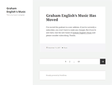 Tablet Screenshot of music.grahamenglish.net