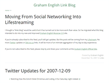Tablet Screenshot of links.grahamenglish.net